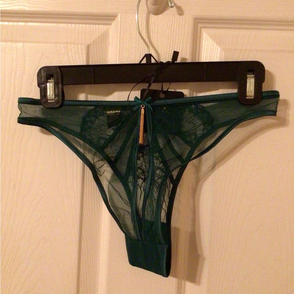 Gloria emerald panty XS Honey Birdette - Picture 2 of 3